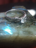 Sterling silver ring - size 55