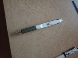 Retro two-color ballpoint pen..