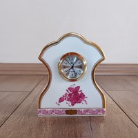 Herend Appony patterned table clock