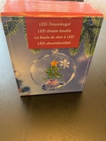 Ledes német karácsonyfadísz karácsonyi nagy üveg gömb dekoráció karácsonyfa saját dobozában