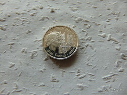 Anglia Csatorna - Szigetek ezüst 1 pound - font 1997 PP 9.54 GRAMM