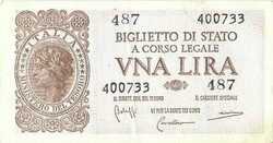 1 Lira 1944 Italy 2.