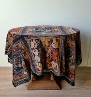 Art Nouveau velvet tablecloth