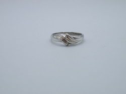 Uk0193 braided pattern silver 925 ring size 61 1/2