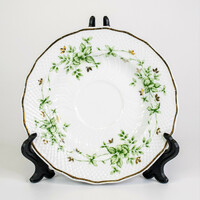 Hollóháza Erika patterned teacup coaster, 15cm