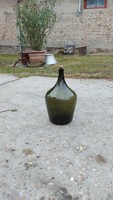 Glass balloon green demison glass bottle 43 cm