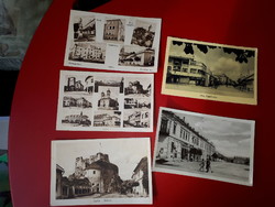Postcard, 4 pieces and 1 safârikovo, post clean