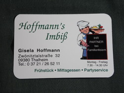 Card calendar, Germany, gisela hoffmann buffet, Thalheim, graphic designer chef, 2005, (6)