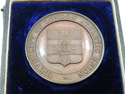 Uk0203 1912 English Bronze Medal Hurdles University of London Athletic Union