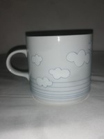 Rare lowland porcelain mug with cloud pattern