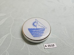 A0510 Balaton üveg bonbonier 10 cm