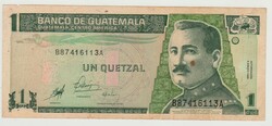 GUATEMALA 1 QUETZALES 1998