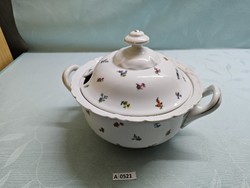 A0521 hüttl tivadar porcelain soup bowl