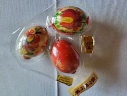 Matyómintás, kézzel festett húsvéti tojások