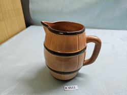 A0511 Magyarszombatfa ceramic jug 17 cm