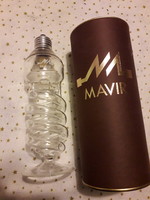 MAVIR különleges spirálos italtartó palack dobozával. egyedi 20x9 cm.