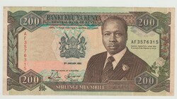 KENYA 200 SHILLING 1992
