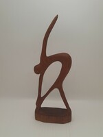 Wooden retro figure, sculpture, 31.3 cm