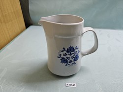 A0543 Great Plains blue jug with Hungarian pattern