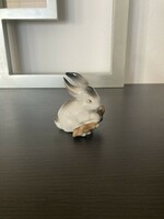 Zsolnay rabbit with bunny tail