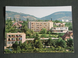 Képeslap, Balatonfüred, KIOSZ üdülő látkép részlet madártávlatból