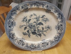 Antique English John Rigdway - Cauldon earthenware serving bowl (xxl)