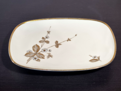 *Alka kunst bavaria gold-painted rim flower bowl.