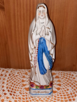 Antique painted porcelain Virgin Mary of Lourdes 2.