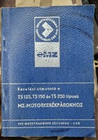 Mz motorcycle owner's manual