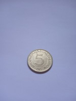 Nice 5 dinars 1985