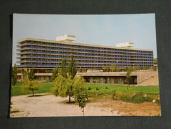 Postcard, Balatonfüred, Annabella Hostel, hotel skyline, retail park detail