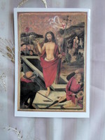 Old Easter postcard 1. (Resurrection, 1495)
