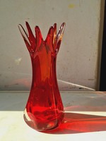 Midcentury Murano sommerso glass vase - attributed to Flavio Poli (1900-1980) Seguso