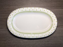 Alföldi green clover pattern baked porcelain bowl