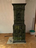 Művész cserépkályha ,,reneszánsz" csempékkel