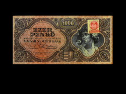 Ezer pengő - 1945 - with Dézma stamp