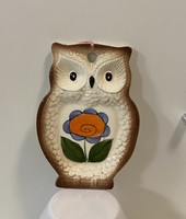 Owl-shaped Japanese wall decoration (part of an old collection)