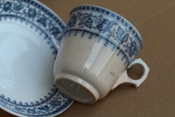 Sarreguemines antique faience porcelain tea cup