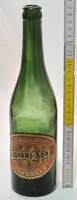 "Udvari - sör" címkés zöld sörösüveg (2955)
