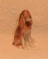 Royal Dux porcelán kutya, Spániel