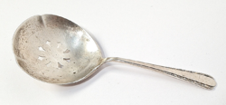 Antik sterling ezüst cukorszóró /filter vagy befőtt kiszedő/ kanál