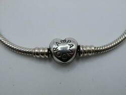 UK0229  Ezüst Pandora charm karkötő 925 eredeti