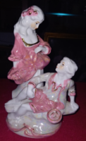 Pair of old baroque porcelain