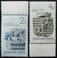 S3869-70sz / 1987 Bélyegnap bélyegsor postatiszta ívszéli