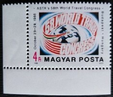 S3935s / 1988 ASTA Világkongresszus bélyeg postatiszta ívsarki