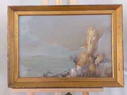 (K) Fátyol Zoltán zsűrizett festmény 62x45 cm kerettel