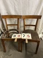 Pair of art deco chairs, size 83 x 40 x 41 cm. 9075