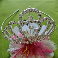 Wedding had134 - 65m high bridal tiara, crown, hair ornament with comb 2. Division.