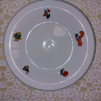 Porcelain children's deep plate with fairy tale pattern