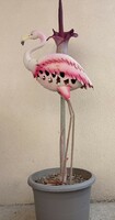 Flamingo bird garden ornament 90 cm